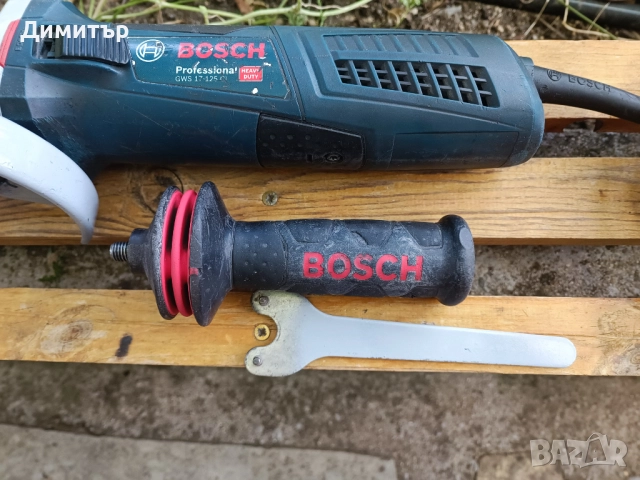Ъглошлайф Bosch GWS 17-125 CI, 1700 W, 125 mm, регулиране на обороти, снимка 4 - Други инструменти - 51714384