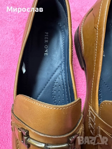 Pier One мъжки обувки/мокасини номер 43, снимка 6 - Спортно елегантни обувки - 51446846