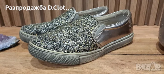 бели кецове естествена кожа 39 ,Блестящи обувки, снимка 9 - Кецове - 41146257