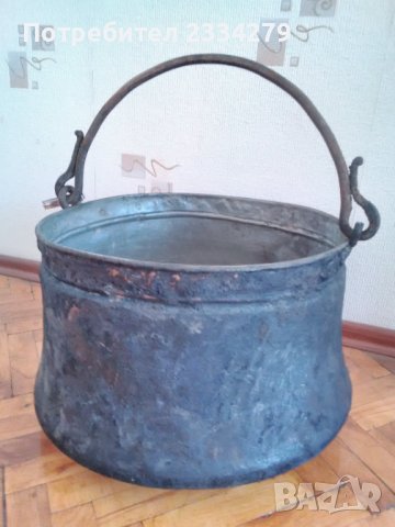 Стар меден бакър,казан ,,пиратник" 40 литра