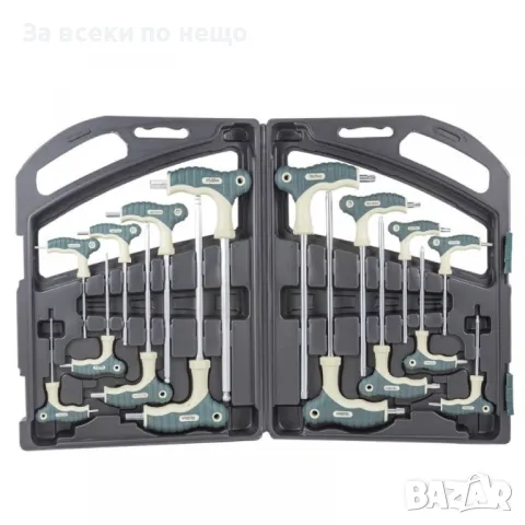 Комплект шестограми и торксове с ръкохватка 16 части RockForce