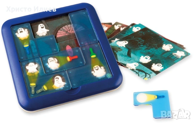 Детска логическа игра Smart Games Compact - Ловци на призраци, снимка 2 - Настолни игри - 54352028