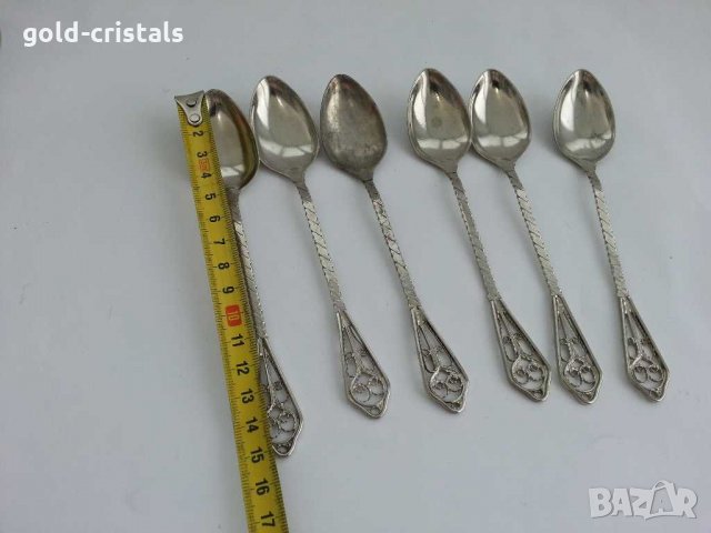  Стари руски лъжички филигран, снимка 7 - Антикварни и старинни предмети - 29571004