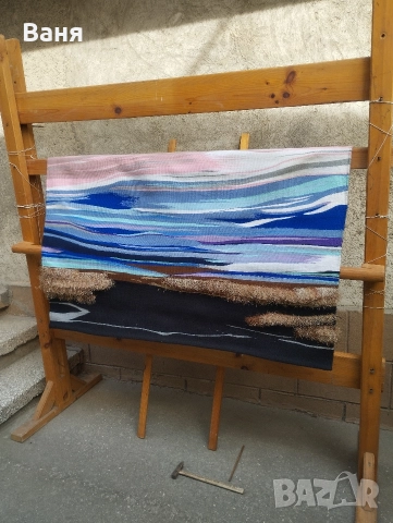 вертикален тъкачен стан 