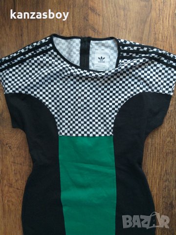 Adidas Originals Women's Retro Racing Dress - страхотна рокля, снимка 4 - Рокли - 33834858