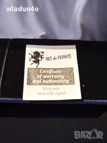 Колие със Сваровски кристали -10e, снимка 6 - Колиета, медальони, синджири - 49940258