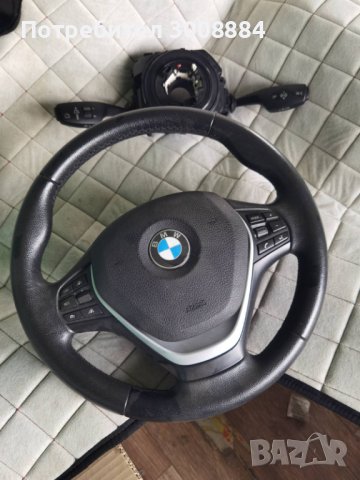 BMW F30 волан + ъгъл за волана и airbag, снимка 2 - Части - 42719502