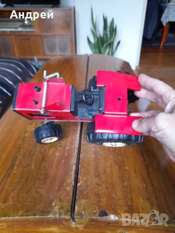 Стара играчка трактор МТЗ, снимка 6 - Други ценни предмети - 48144289