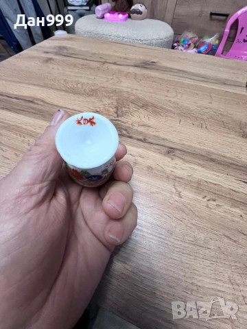 Чаена чаша и яйчена чашка от японски порцелан, снимка 5 - Антикварни и старинни предмети - 52824265