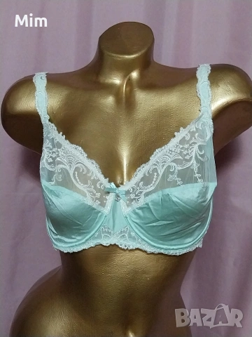 LISE CHARMEL 85 D Дантелен сутиен в розово и светло зелено, снимка 11 - Бельо - 53015417