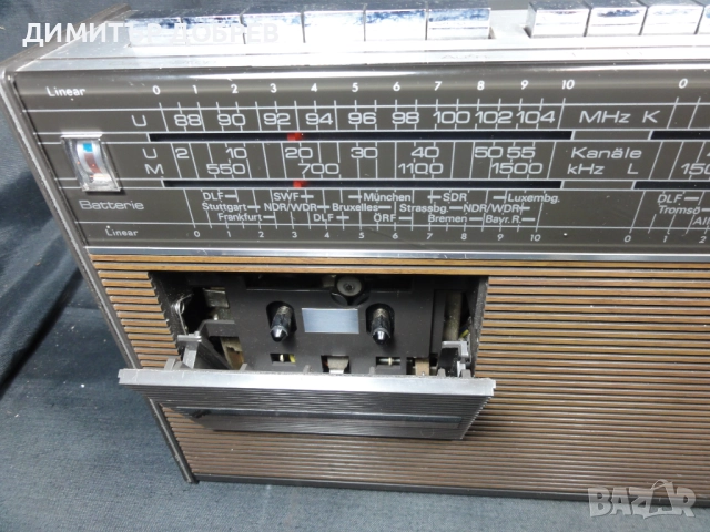 СТАР РЕТРО РАДИО КАСЕТОФОН SABA RCR 354 GERMANY, снимка 6 - Радиокасетофони, транзистори - 52077131