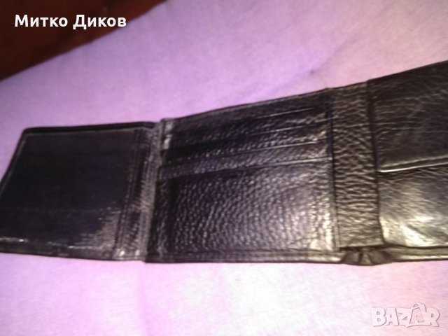 Портфейл Джи марков естествена кожа 115х90мм, снимка 7 - Портфейли, портмонета - 29753997