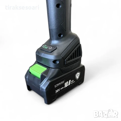 Акумулаторен комплект 5в1 , гайковерт , винтоверт , ъглошлайф , пефоратор , LED лампа - 36v 10.0A, снимка 6 - Други инструменти - 50721114