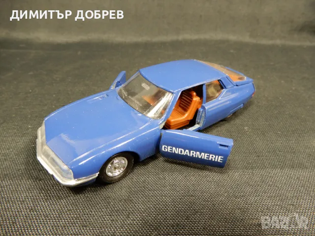 1/43 СТАРА РЕТРО МЕТАЛНА КОЛИЧКА МАЩАБЕН МОДЕЛ CITROEN SM VEREM FRANCE, снимка 6 - Колекции - 49922212