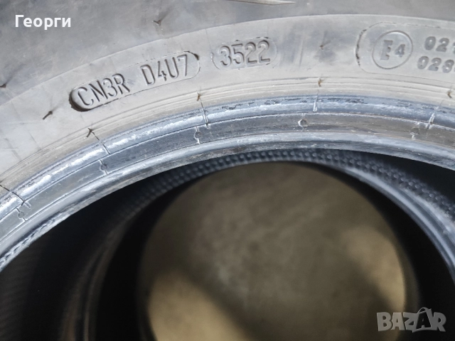 2бр.всесезонни гуми 215/55/17 Continental, снимка 6 - Гуми и джанти - 52157285