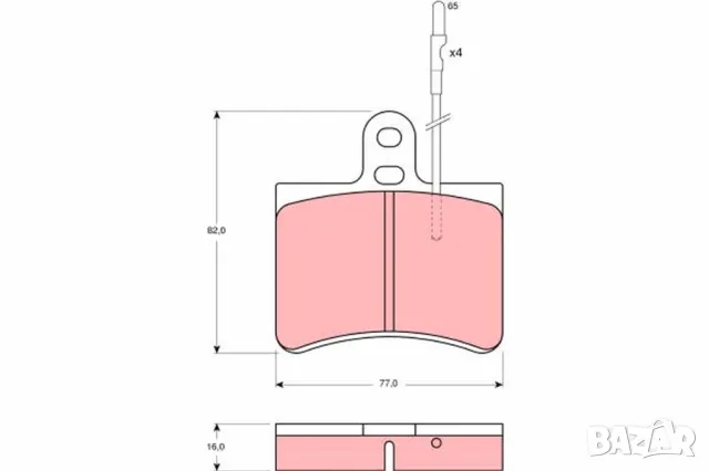 Накладки предни RODEO за CITROEN AMI 8 SUPER 5SP009
