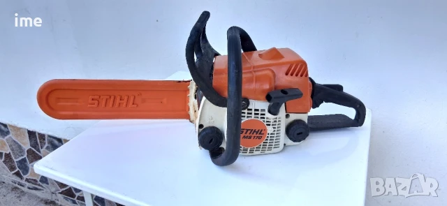 Бензинова резачка НОМЕР 11. STIHL MS 170. 30 см дъска за рязане. Проверена. РАБОТЕЩА...