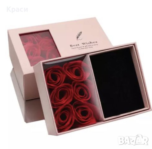 Кутия за бижута с вечни рози, снимка 2 - Други - 42594903
