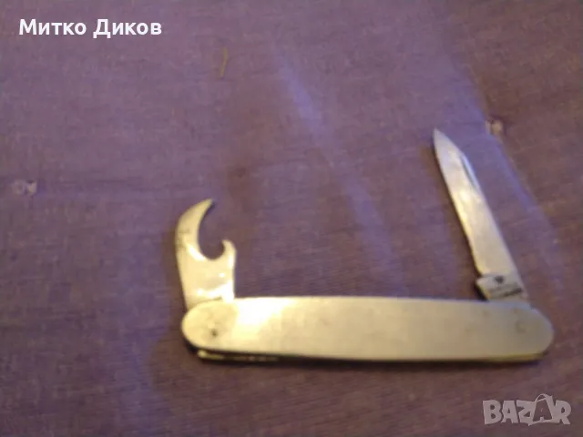 Ножче Герлах без луфт две части 85х55мм острие на голямото ножче, снимка 2 - Ножове - 49441686