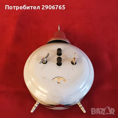 Часовник будилник Янтар с кабанка работещ, снимка 7 - Антикварни и старинни предмети - 52170980