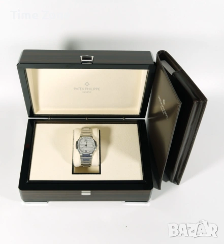Patek Philippe Nautilus 35mm Steel Diamond White Dial Дамски, снимка 2 - Дамски - 53026110