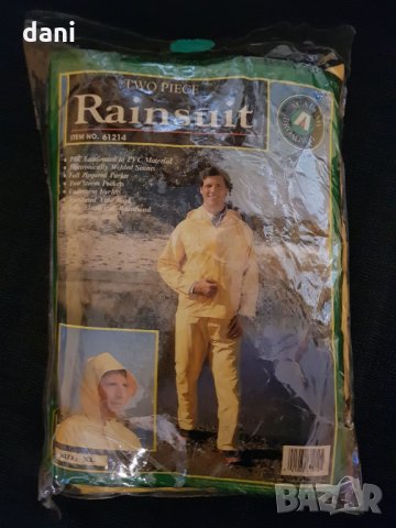 Дъждобран PVC костюм непромокаем XL, снимка 4 - Екипировка - 31233711