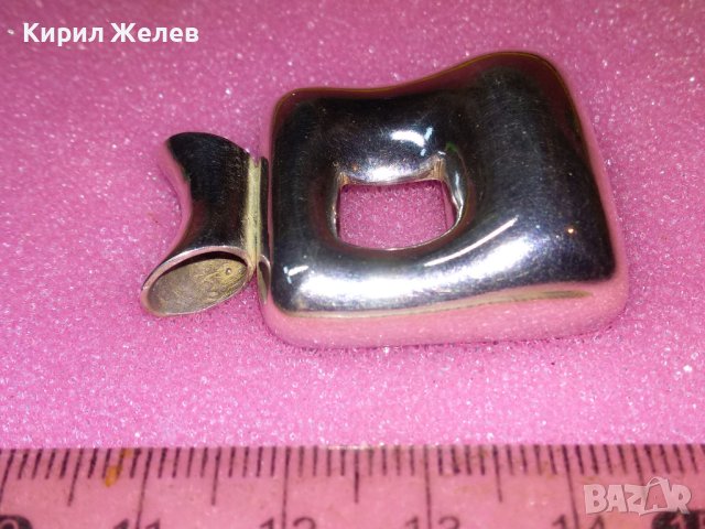 ДИЗАЙНЕРСКИ СРЕБЪЪРЕН МЕДАЛЬОН СРЕБРО 925 ХУДОЖЕСТВЕНА МАЙСТОРСКА АРТ ИЗРАБОТКА 43249, снимка 11 - Колиета, медальони, синджири - 44393966