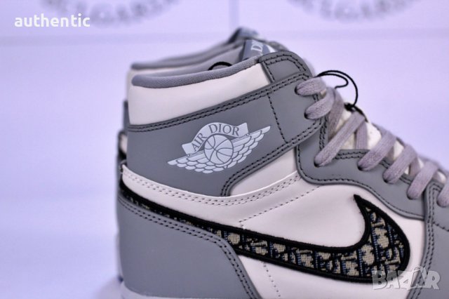 Nike Air Jordan 1 х Dior High Дамски Мъжки Маратонки, снимка 9 - Кецове - 34638654