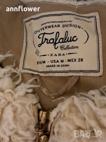 Рошава палто Zara Trafaluc collection , снимка 12 - Палта, манта - 39477430