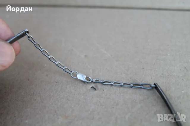 Сребърно дамско колие, снимка 9 - Колиета, медальони, синджири - 47608141