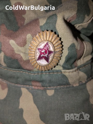 Оригинална съветска полева шапка с VSR камуфлаж, снимка 3 - Резервни части за телефони - 52476254