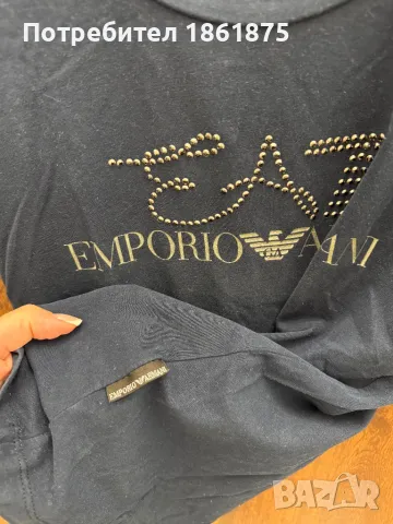 Оригинална тениска EMPORIO ARMANI, снимка 4 - Тениски - 49589959