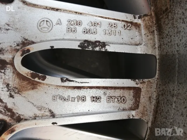 18 5х112, 18 5x112 Mercedes SL R230 AMG STYLING IV, 8.5&9.5ж, Ет 30&33, W211, C219, снимка 13 - Гуми и джанти - 50056297