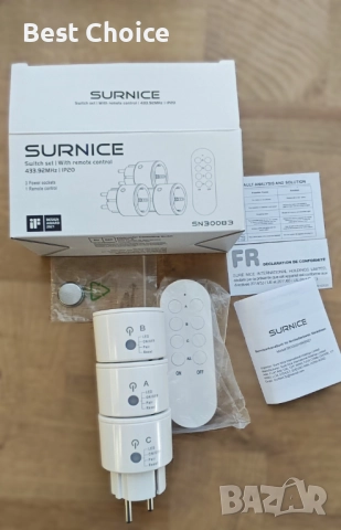 Контакти Surnice с дистанционно управление. , снимка 5 - Друга електроника - 52908524