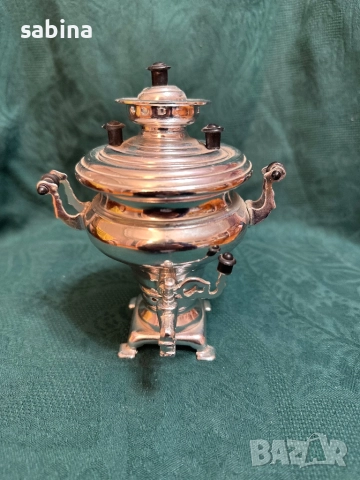 Винтидж руски сувенирни самовари, произведени в СССР около 1975 г, в два варианта, снимка 4 - Антикварни и старинни предмети - 52341093