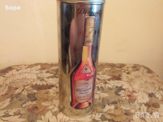 Bisquit Cognac метална кутия от коняк, снимка 4 - Други ценни предмети - 29734195