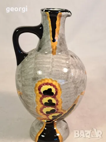 немска керамична кана ръчноизрисувана 18/5, снимка 3 - Колекции - 49262109