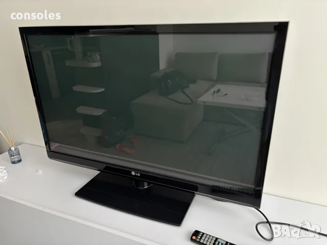 TV LG 42 инча плазма, снимка 2 - Телевизори - 56021159