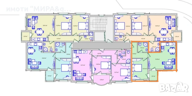 Двустаен апартамент в Широк Център,гр.Хасково