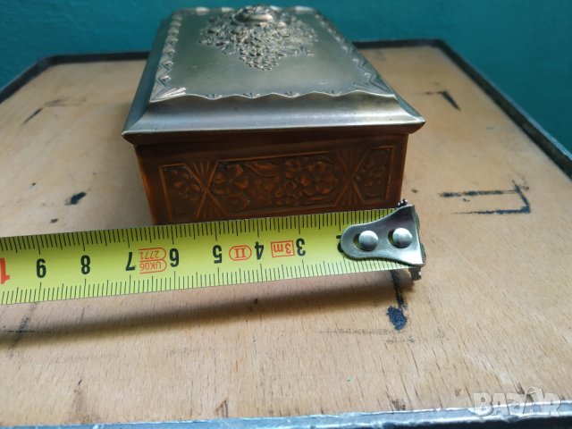 стара кутия за бижута арт деко, снимка 5 - Антикварни и старинни предмети - 38359410