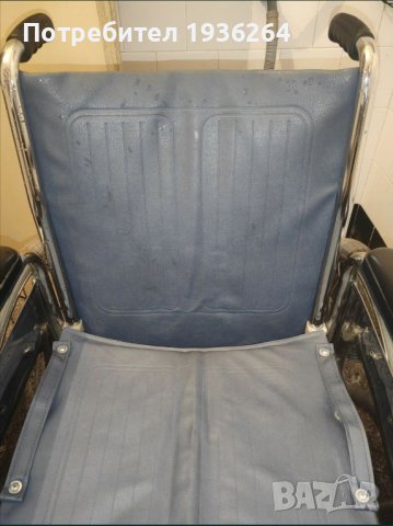 Запазена сгъваема рингова инвалидна количка със сваляеми подлакътници, снимка 3 - Инвалидни колички - 44366856