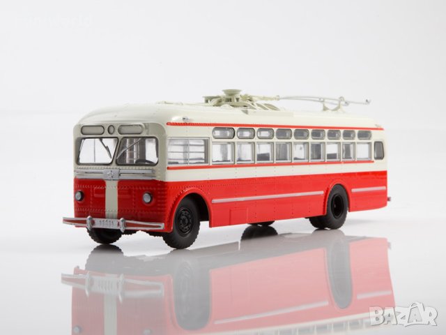 МТБ-82Д градски тролейбус 1951 - мащаб 1:43 на Наши автобуси моделът е нов в блистер, снимка 6 - Колекции - 42804942