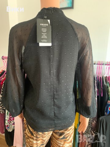 Черна риза размер S, снимка 7 - Ризи - 40660467