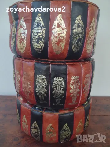 ПУФ ЕСТЕСТВЕНА КОЗЯ КОЖА, снимка 8 - Други - 49960570