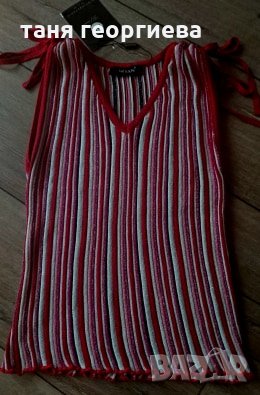 елегантен плетен потник, снимка 2 - Потници - 29284043