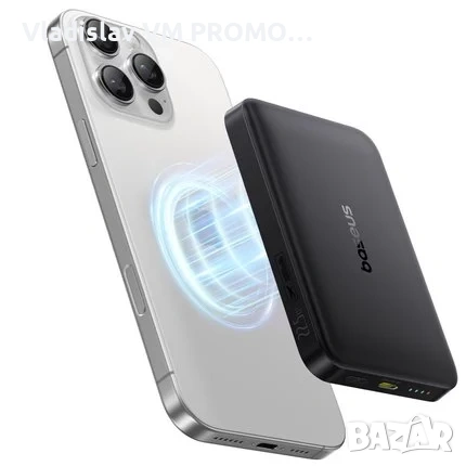 Външна батерия Baseus EnerFill FM12 Qi2 10000 mAh 22.5W Магнитна, снимка 5 - Оригинални батерии - 54067913