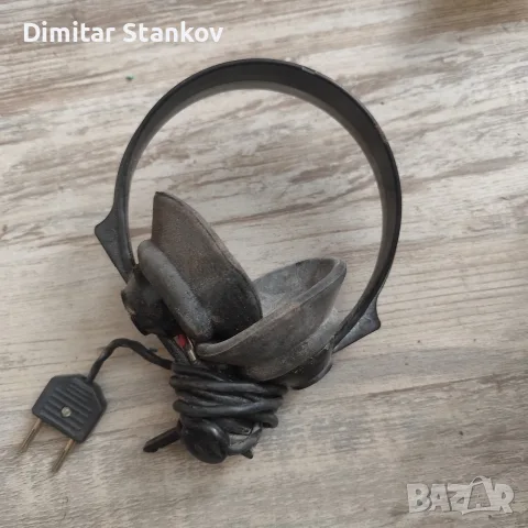 Стари радио слушалки ТА-58М 50 ом, снимка 2 - Тонколони - 56200377