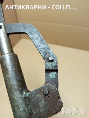 Стар Соц Хидравличен Ключ 21мм Тегло 1.400кг., снимка 4 - Антикварни и старинни предмети - 49851279