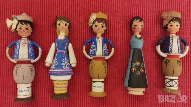 Дървени мускалчета, кукли подаръци от БГА Балкан. , снимка 3 - Колекции - 42087629