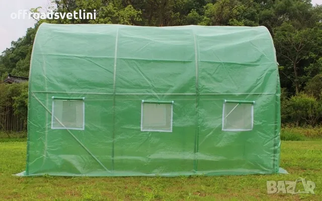 Оранжерия тунел, Тунелна оранжерия с размери 3х2х2 метра 6 квадрата, снимка 6 - Оранжерии - 49606518